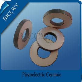 Piezo सिरेमिक प्लेट 15/8/4 अंगूठी Piezoelectric सिरेमिक pzt 4 उद्योग की सफाई के लिए